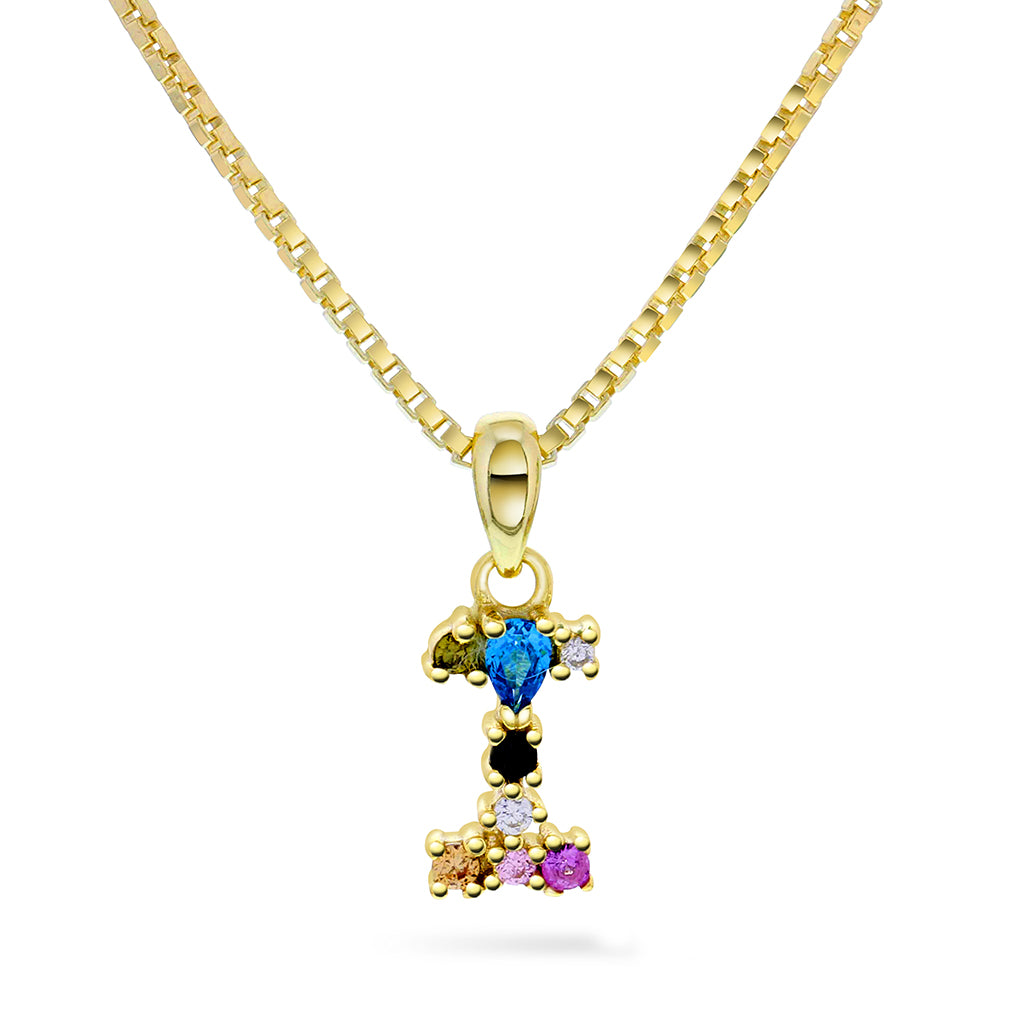 SMYKKE I SØLV MED ZIRKONIA BOKSTAV I