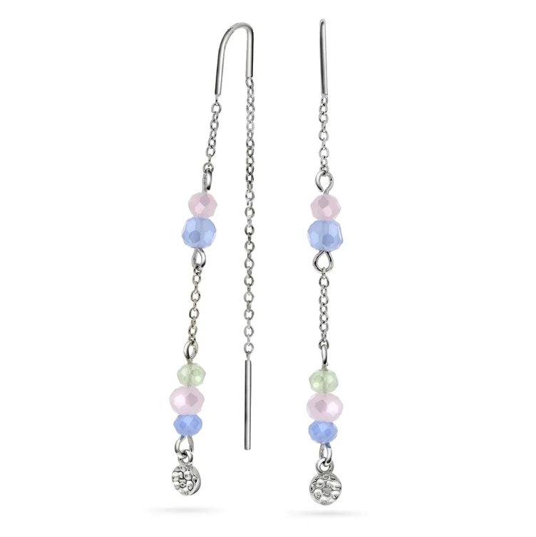 Fairy øredobber i sølv, Krystall