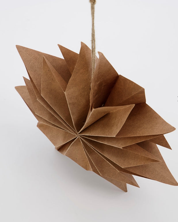 Capella Papirstjerne Natur, 20cm