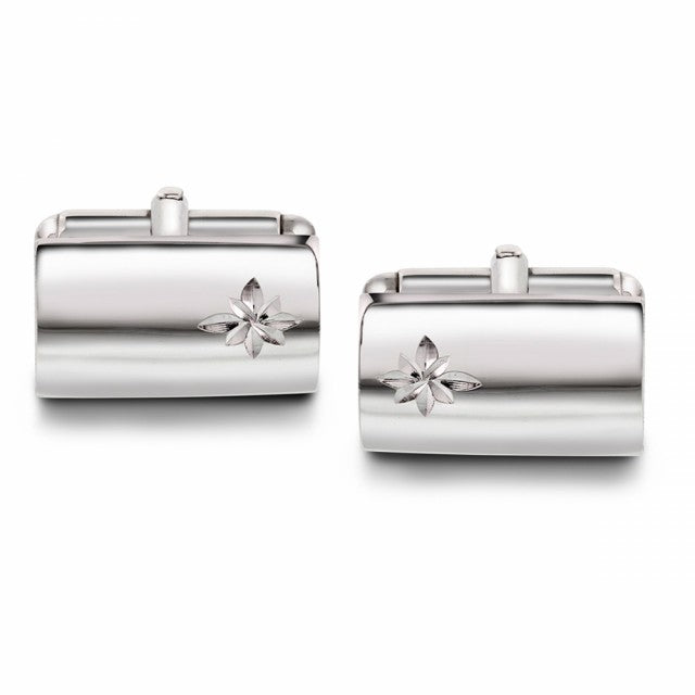 Gavesett i sølv, slipsnål + mansjettknapper