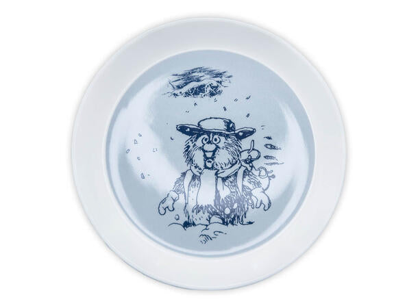 Flåklypa Flåklypa asjett 20cm, Ludvig i snøføyka