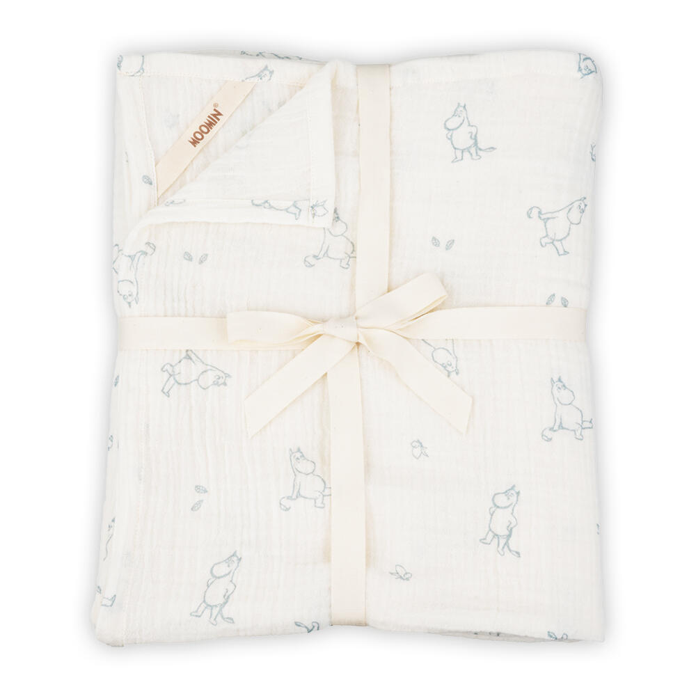 Mummi babyteppe blå, 120x120cm