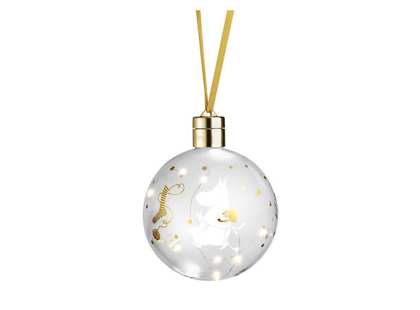 Mummi dekorasjonskule m/ledlys, Sparkling stars