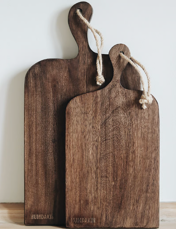 SERVERINGSBRETT I MANGOTRE, 38x20CM