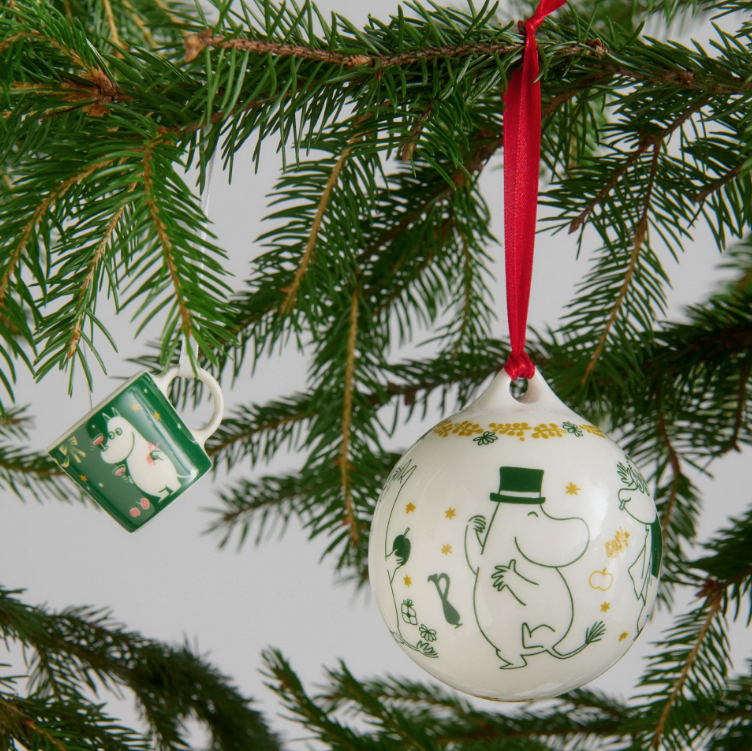 Mummi årets julekule 2026, 80mm