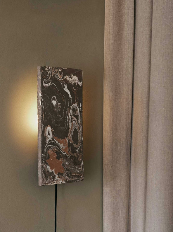 Argilla Vegglampe, Marble Mocha