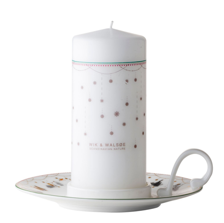 Julemorgen kubbelys, 7x14 cm