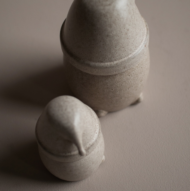 EATING SANTA LARGE, BEIGE