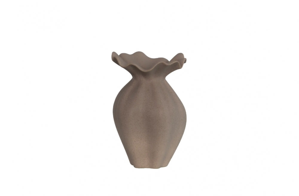 Nellie Vase Small, Brown