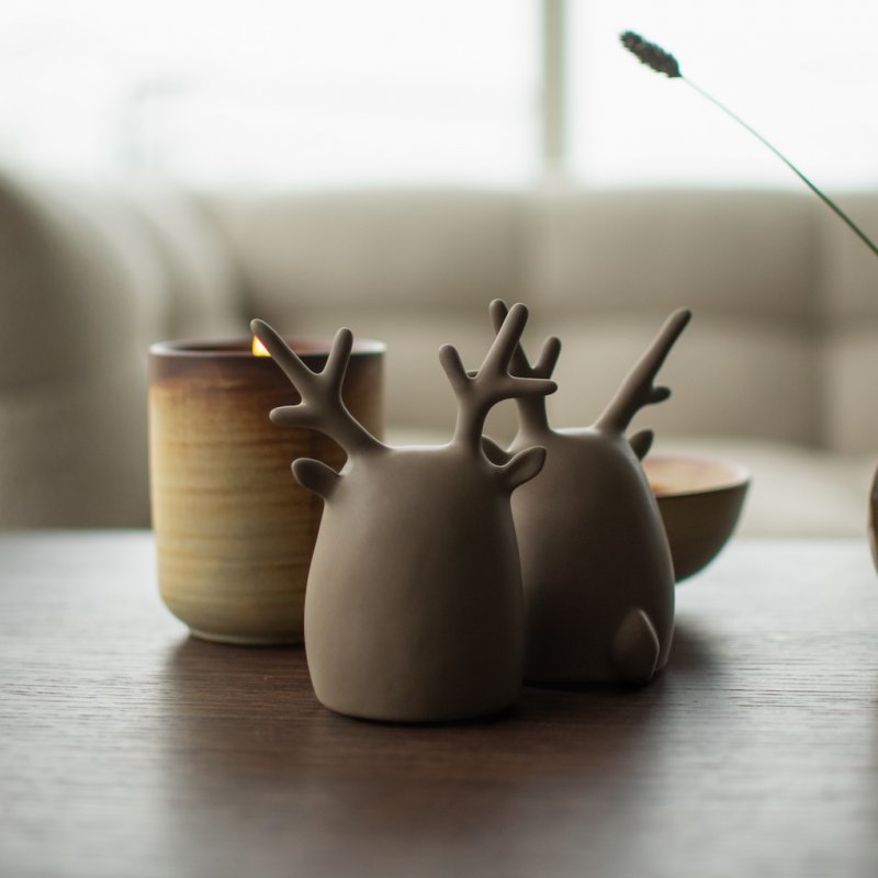 Deer Twins 2 stk, Dust