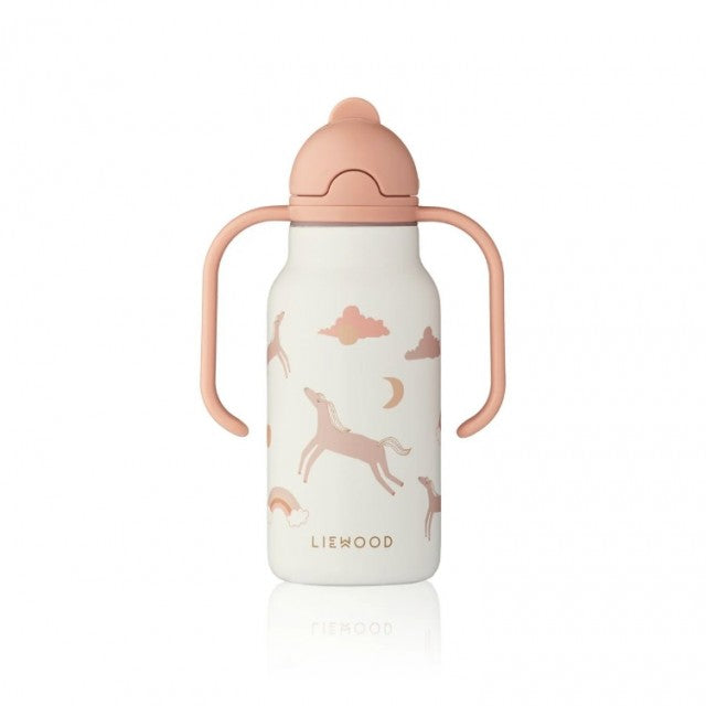 Kimmie Drikkeflaske m/håndtak 250ml, Dream/Ecru