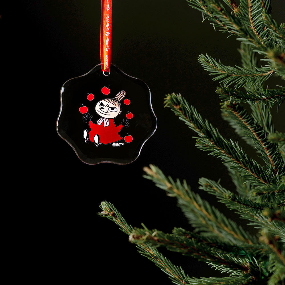 Mummi glassdekor 8 cm, Lille my