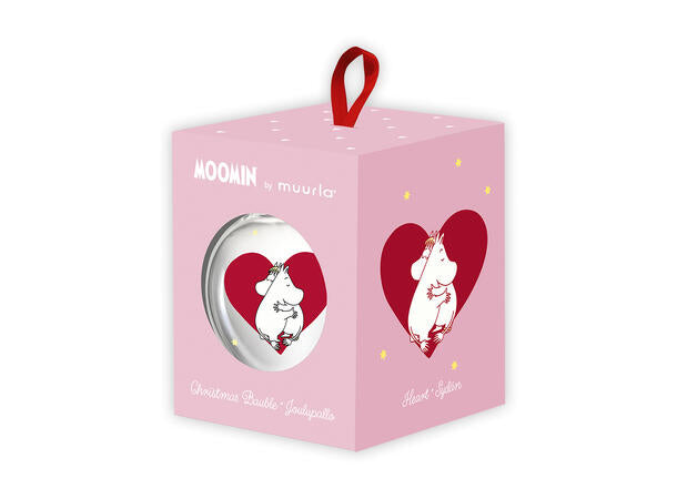 Mummi julekule 7cm, Hjerte