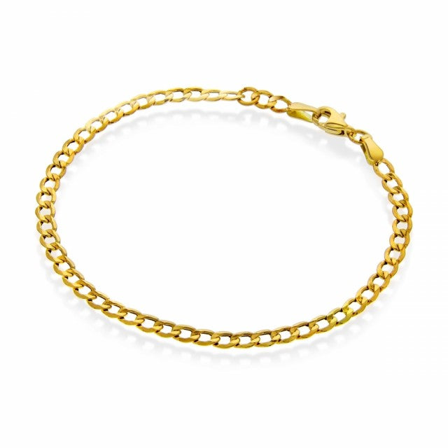 Panser armbånd i gull, 3,5 mm