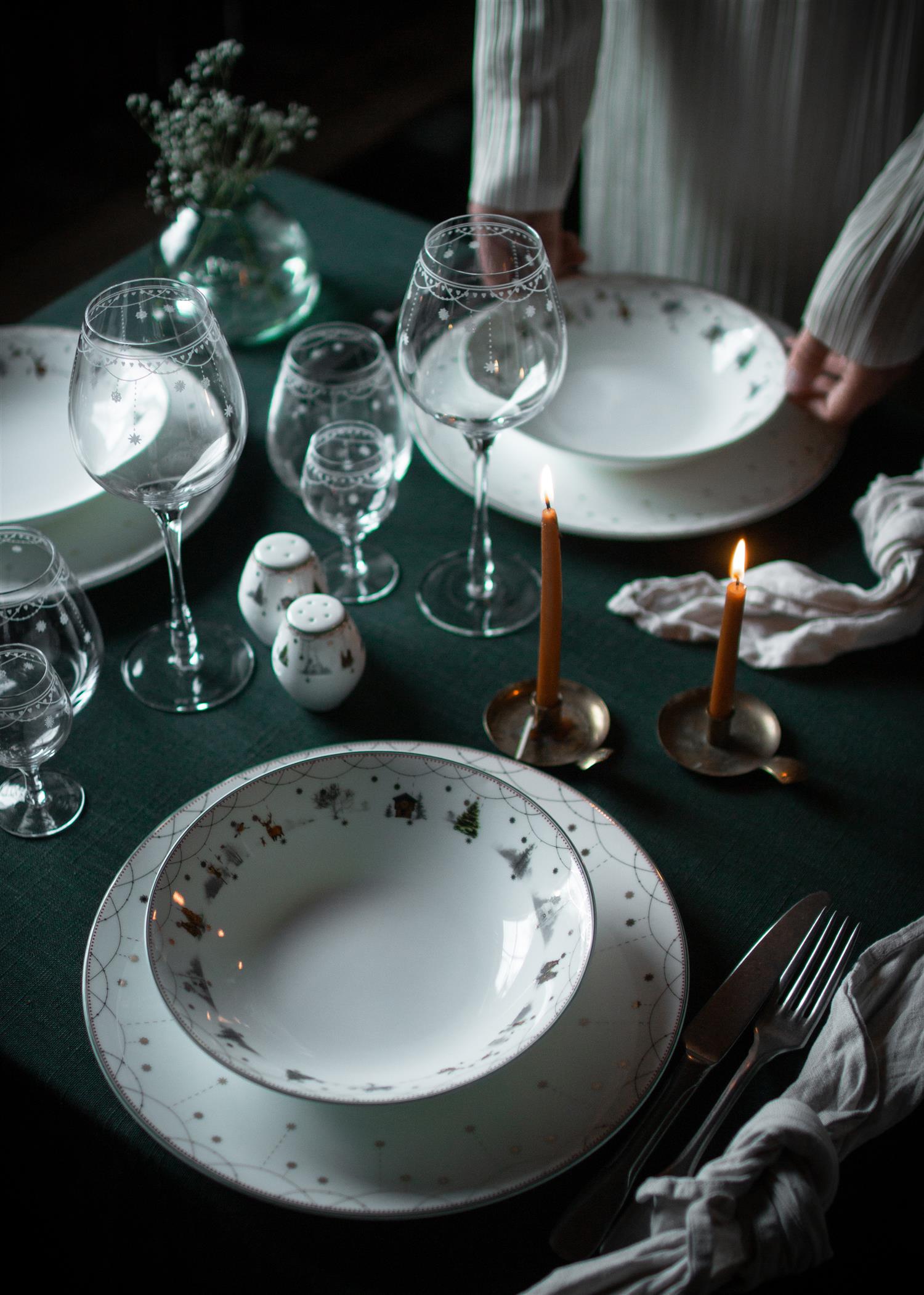 Wik & Walsøe Julemorgen Story salt- og pepperbøsse