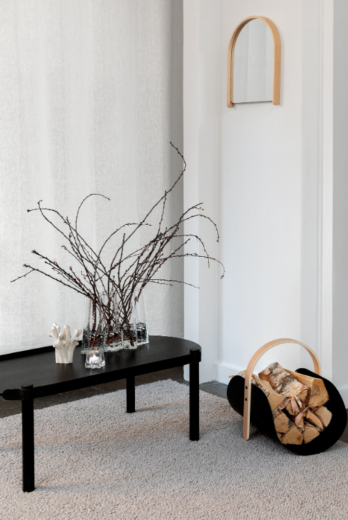 Woody Bord 50x105cm, Sort