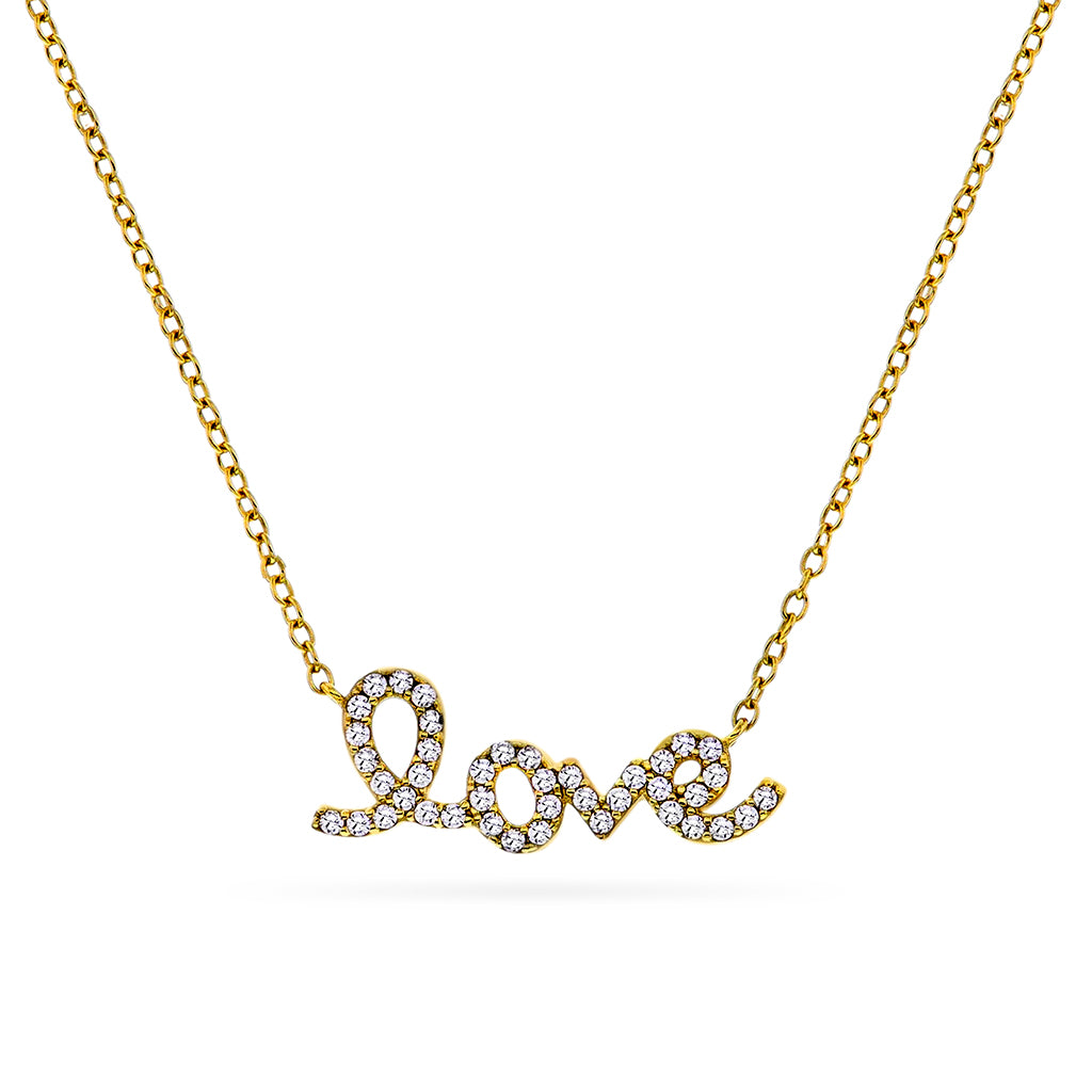 Bright love smykke i sølv med zirkonia