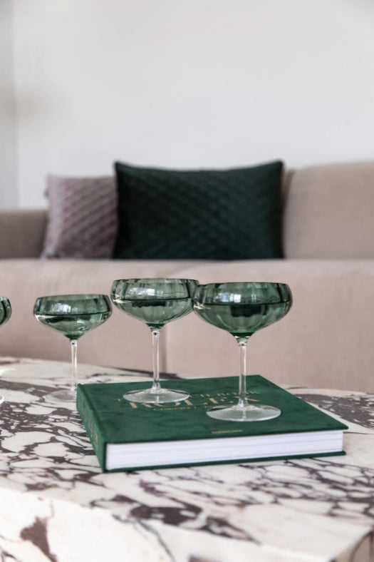 Meadow Cocktail Glass, Green