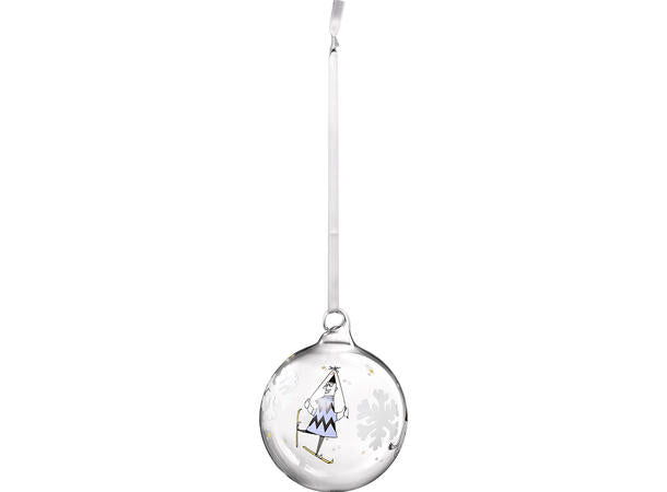 Mummi julekule 9cm, Snøfnugg