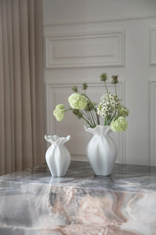 Nellie Vase Small, Off White