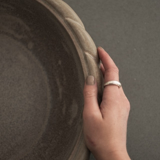 Twine Plate Ø40cm, Beige