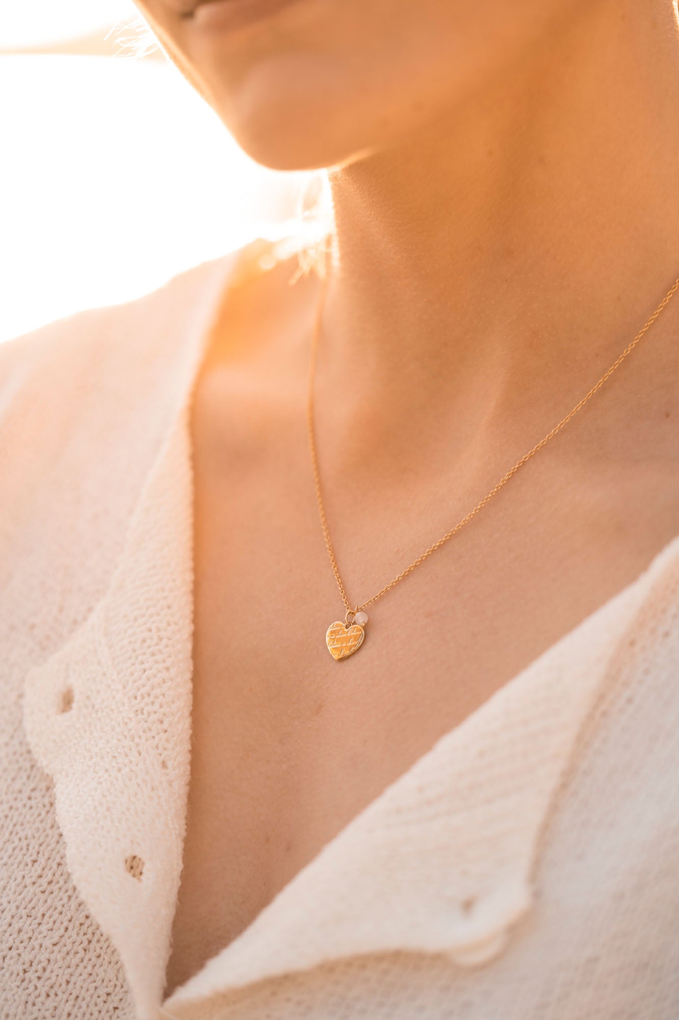 BELIEVE IN LOVE SMYKKE MED ROSENKVARTS