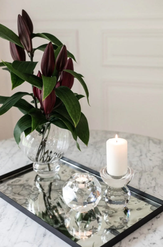 Meadow Swirl Vase Small, Clear