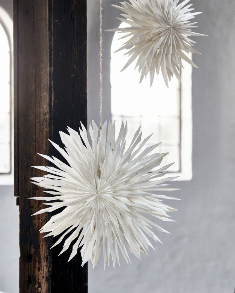 Papirstjerne Reef 50cm, Off-White