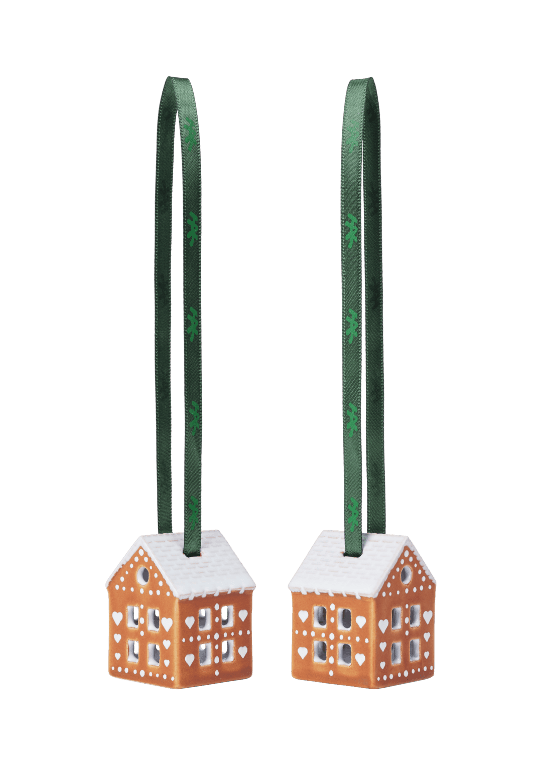 Gingerbread Juleoppheng 2 stk, H5cm