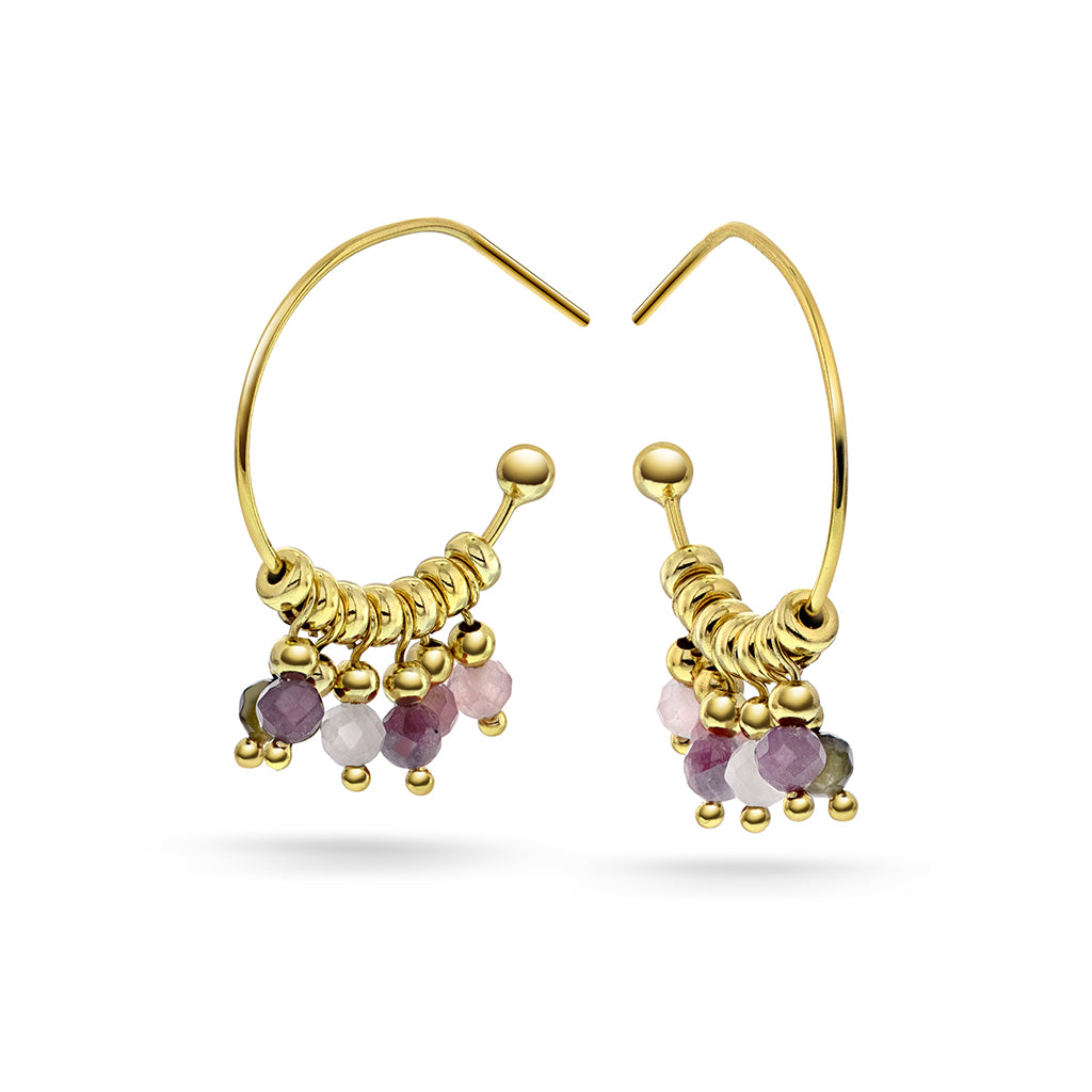 DREAM ØREDOBBER SØLV MED TURMALIN