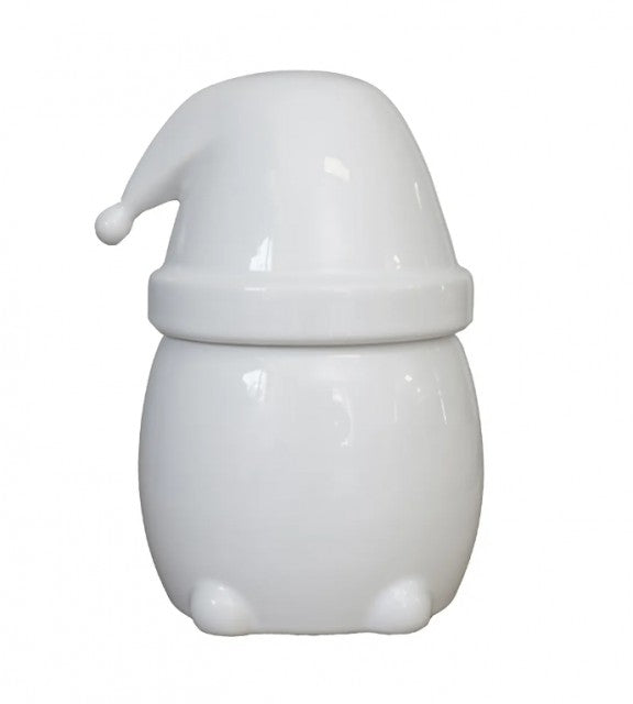 Eating Santa Large, Shiny White