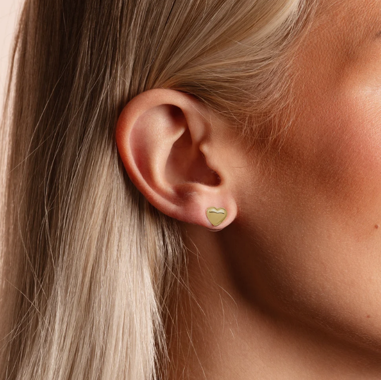 Cute øredobber, forgylt