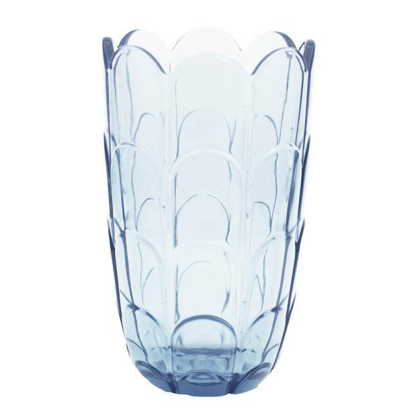 LILY VASE 19CM, BLUE IRIS