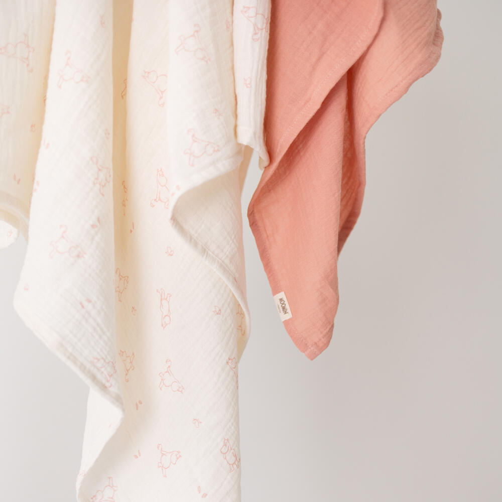 Mummi babyteppe rosa, 120x120cm