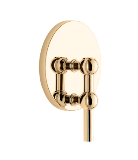 Vegghengt Lysestake, Messing