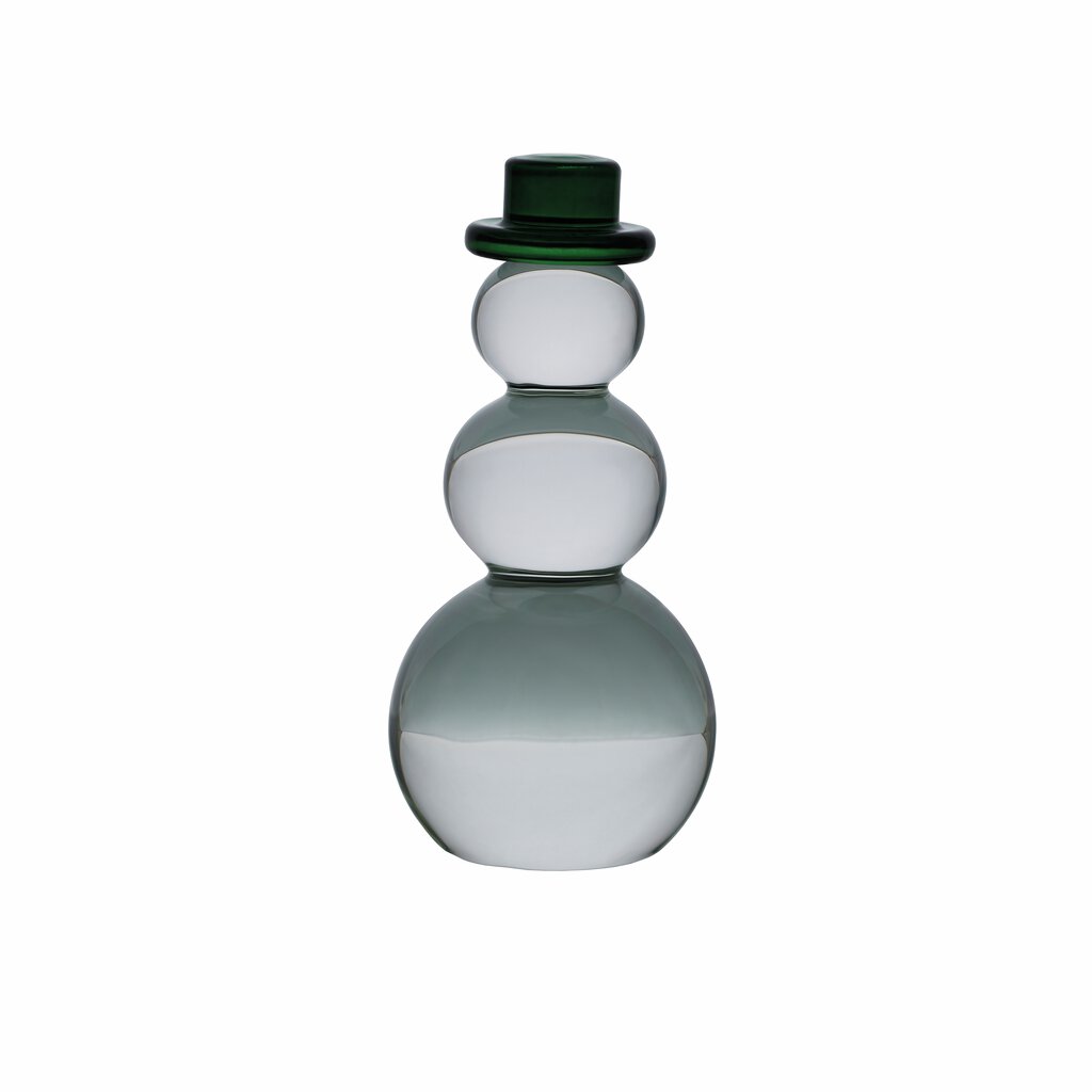 Snømann med grønn hatt, Stor