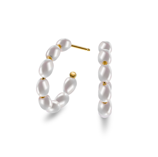 Engledråper øreringer i sølv