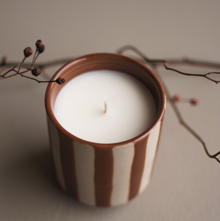Burn Duftlys, Stripe Nougat