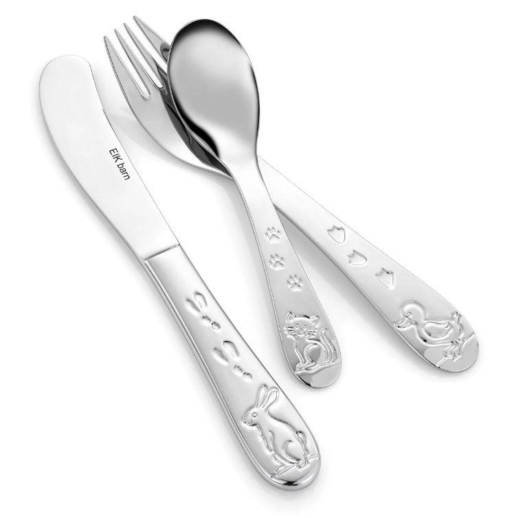 Stålbestikk i 3 deler, Spor