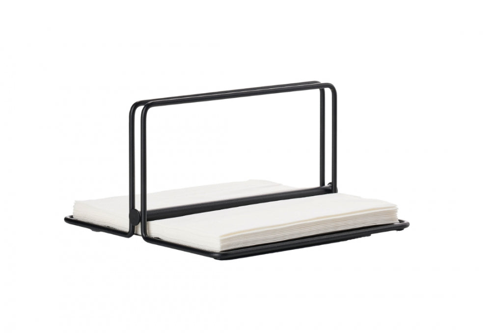 Serviettholder, Svart