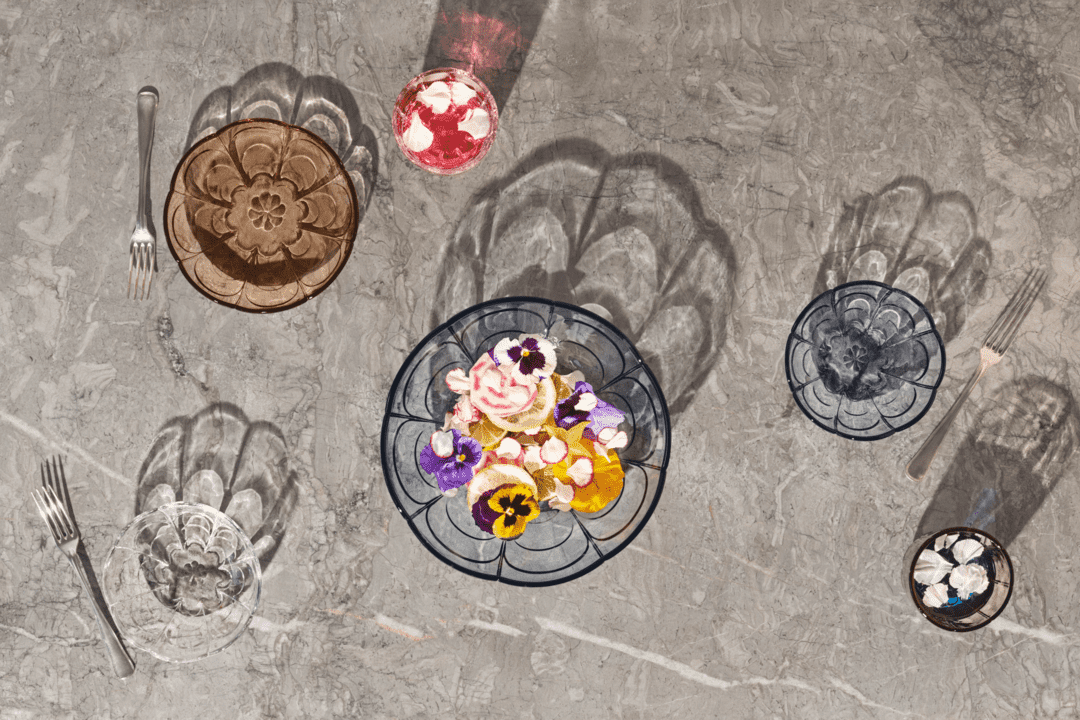 LILY SKÅL 23CM, BLUE IRIS