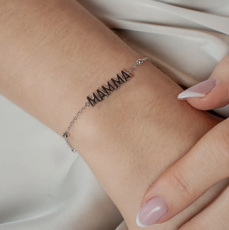 ARMBÅND I SØLV - MAMMA