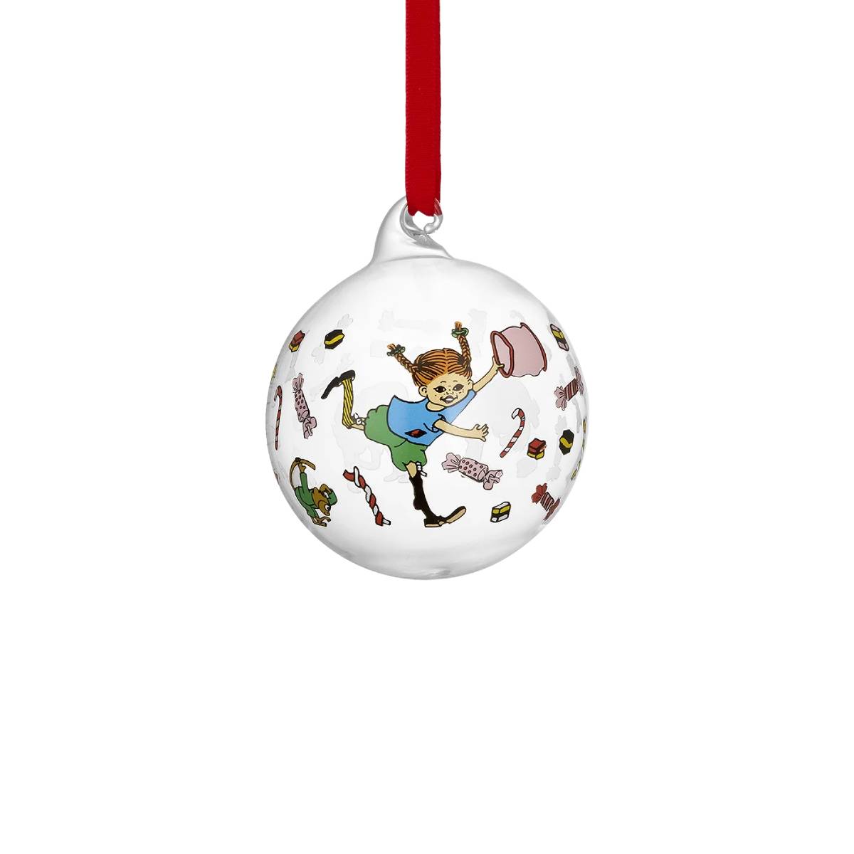 Pippi Julekule 7 cm, Godteri