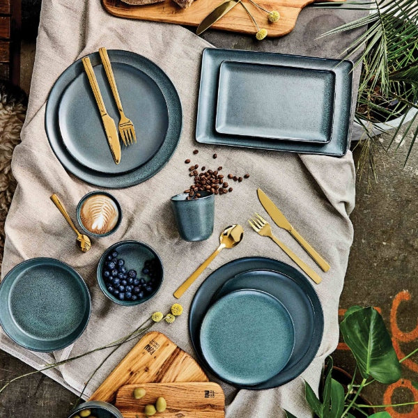 RAW Bestikksett gull, 16 deler