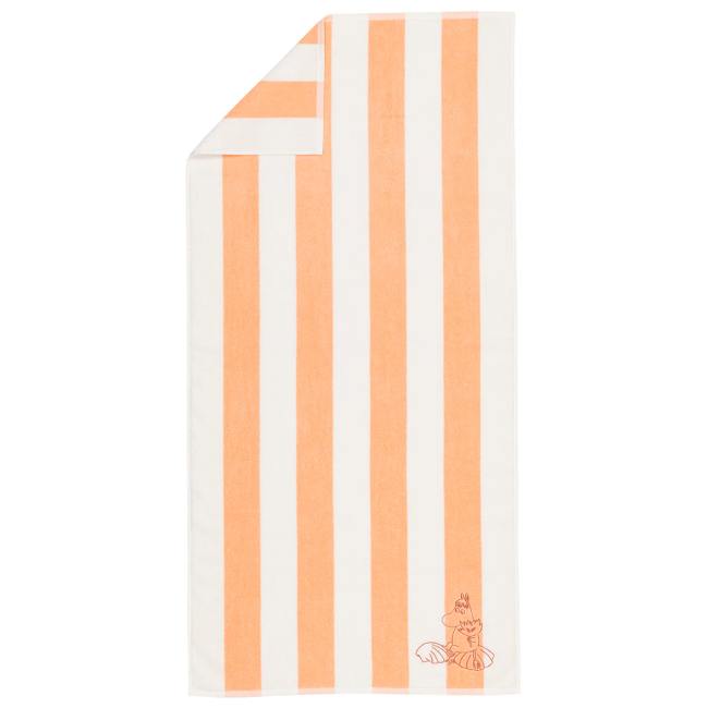 Mummi badehåndkle 70x140cm, Snorkfrøken fersken