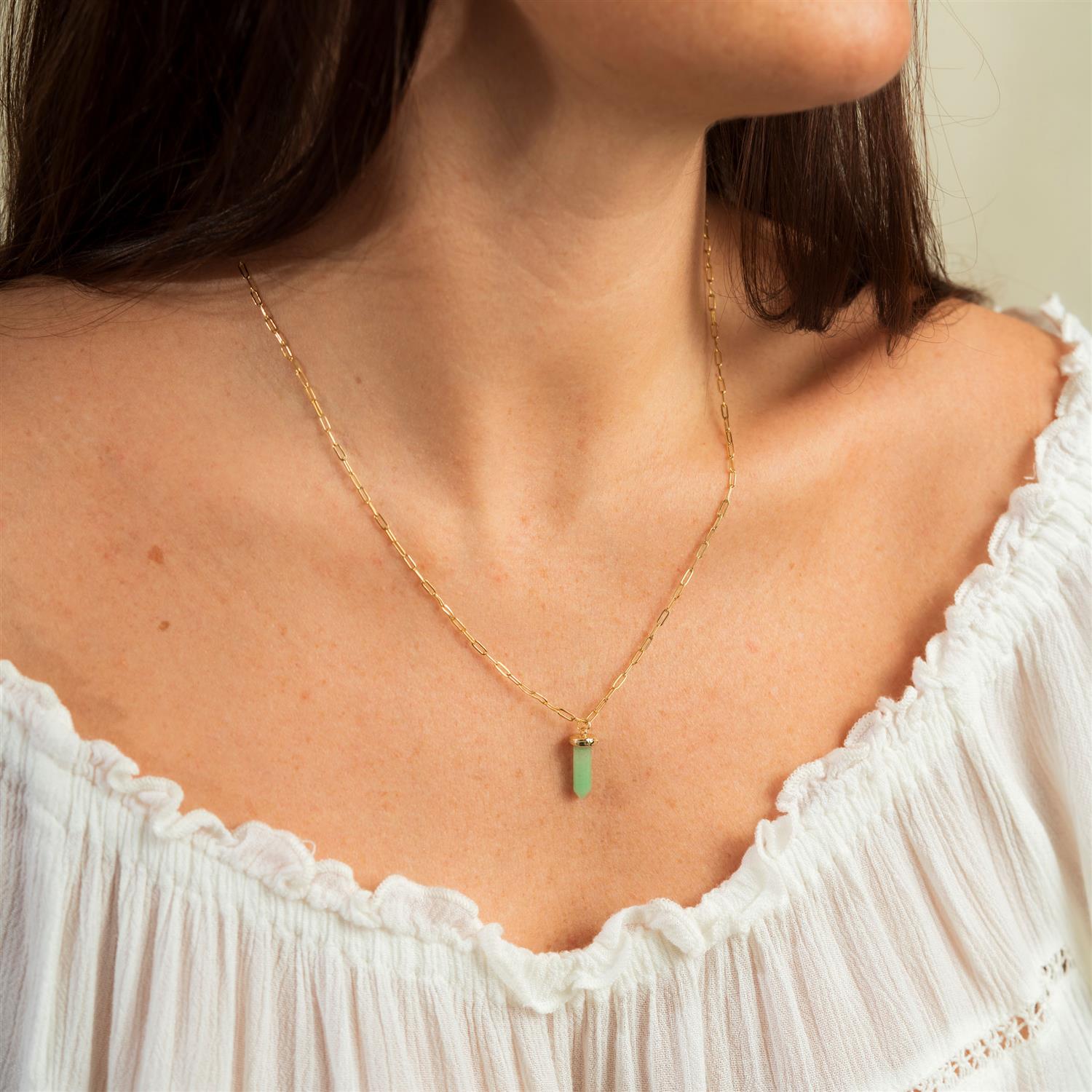 GUIDANCE PENDELSMYKKE SØLV, AVENTURIN