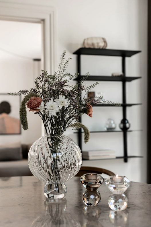 Meadow Swirl Vase Large, Clear