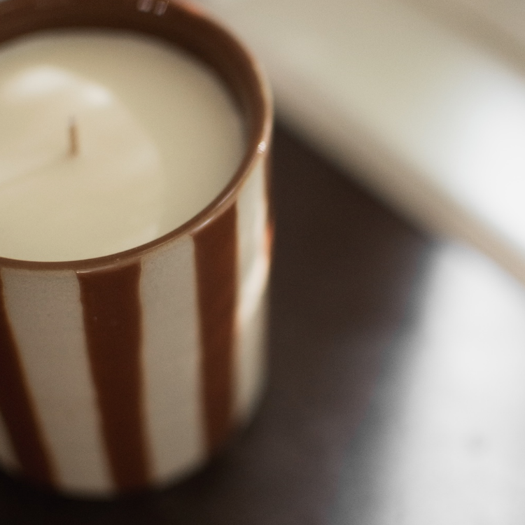 Burn Duftlys, Stripe Nougat