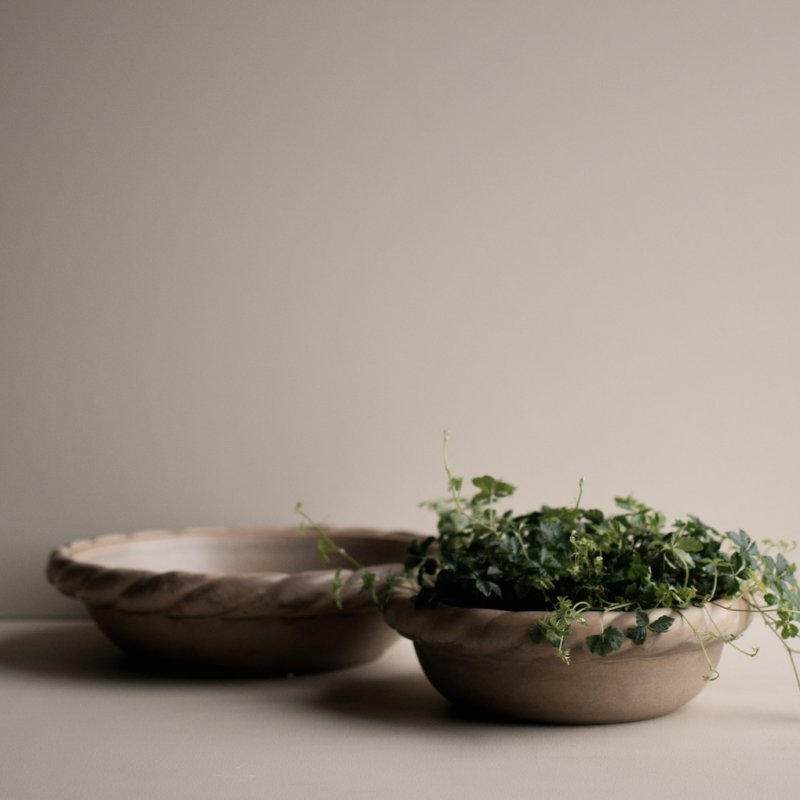 Twine Plate Small, Beige