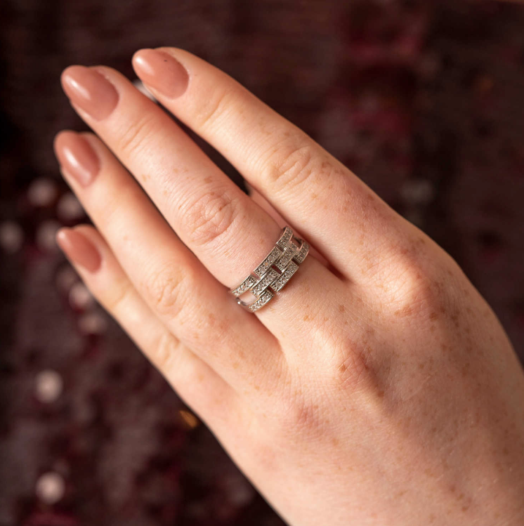 London Luxe Ring i sølv